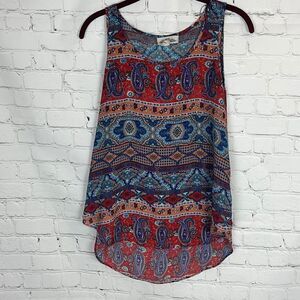 Hippie Rose Patterned Tank